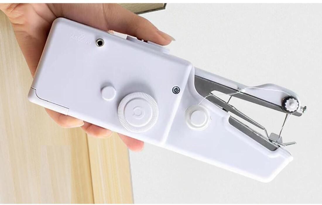 radhe Handy Stitch Mini Hand Sewing Machine (NG18) Quick Repairs & Emergency Stitching Electric Sewing Machine-picture-19