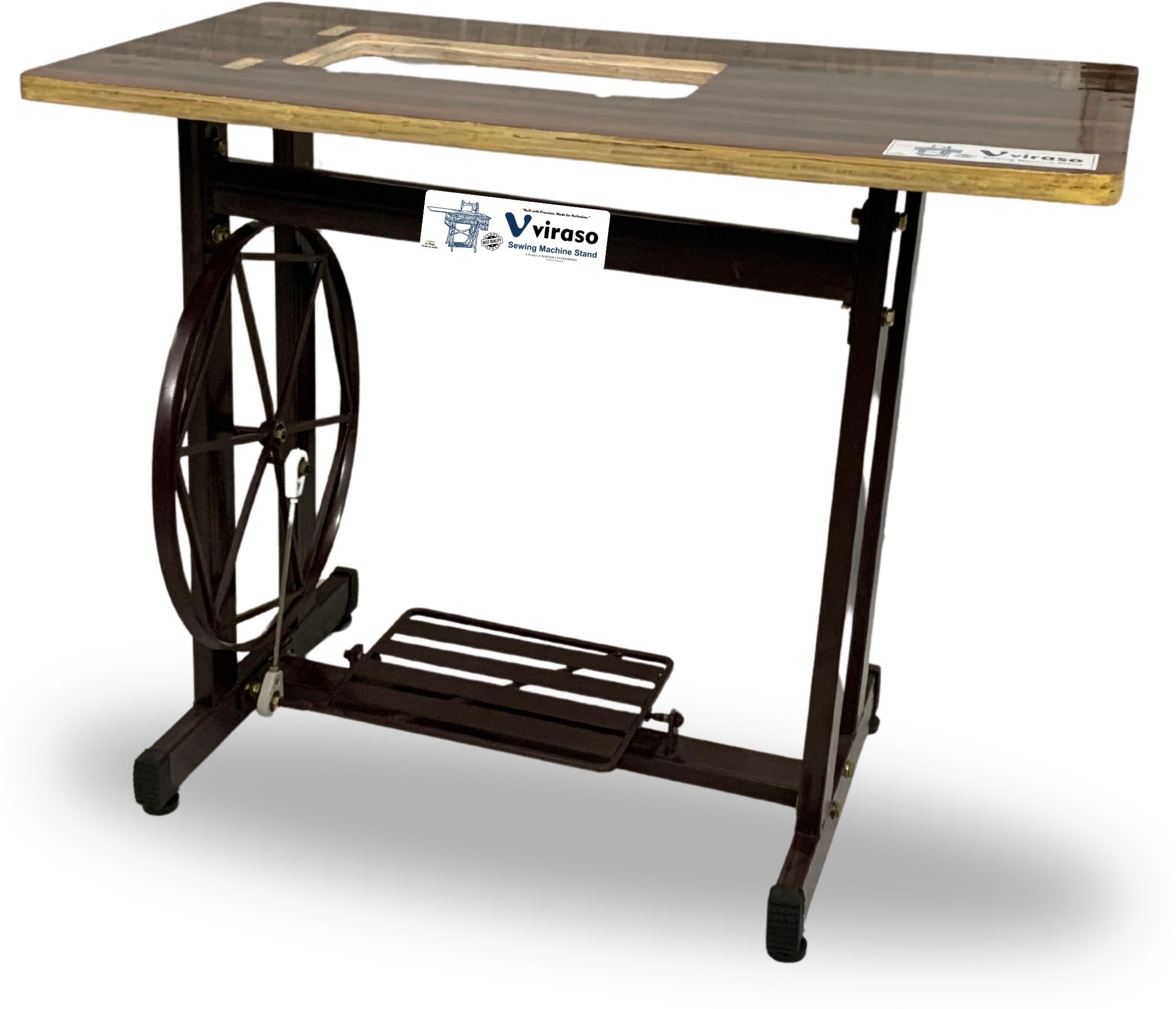 virasosm05 Premium Heavy-Duty Sewing Machine Stand | For domestic machine Manual Sewing Machine-image-15