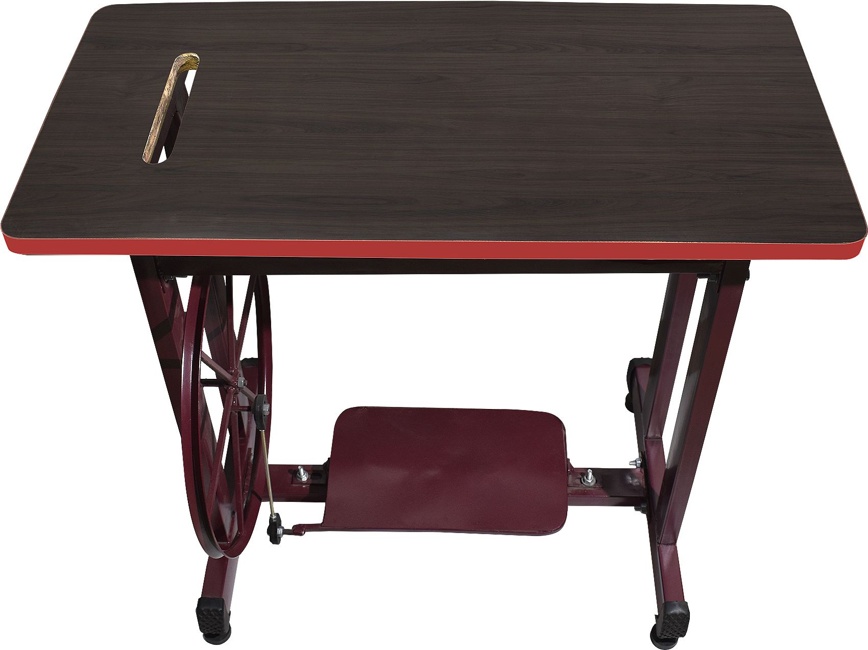 Interlock Table Stand & Top with Belt Manual Sewing Machine-image-36