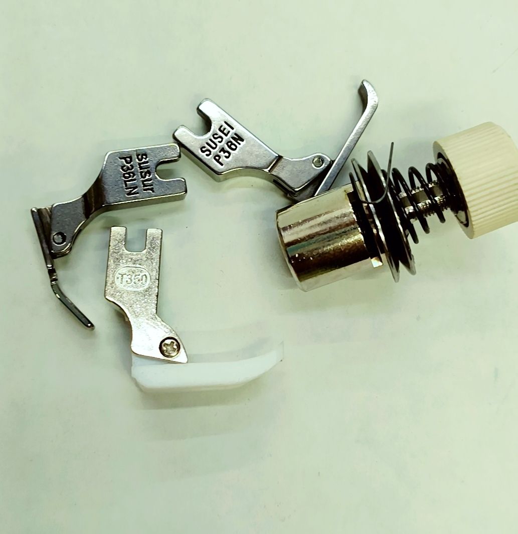 Tension Set Plastic Foot Single Foot left side Right side Manual Sewing Machine 4 built-in stitches 240 SPM 1 Warranty Silver-image-27