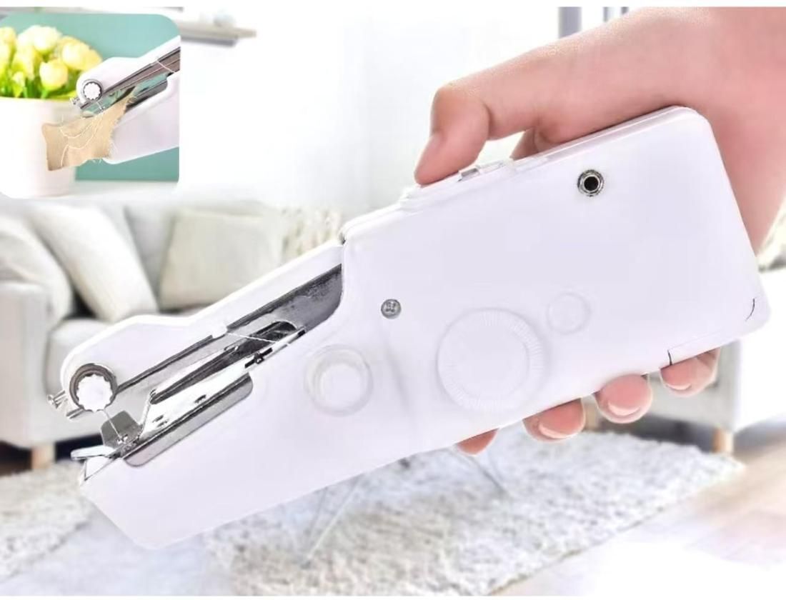 radhe Handy Stitch Mini Hand Sewing Machine (NG36) Quick Repairs & Emergency Stitching Electric Sewing Machine-picture-43