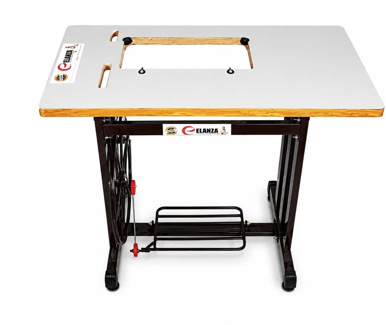 Elanza Umbrella Sewing Machine Stand Heavy Quality Manual Sewing Machine 0 built-in stitches 1798 SPM Black-picture-8