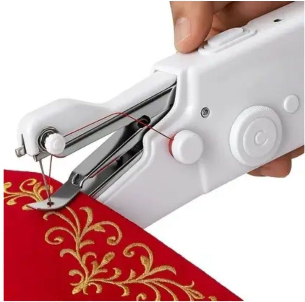 radhe Mini Hand Sewing Machine for Home Lightweight Handheld Sewing Tool Electric New Electric Sewing Machine 1 built-in stitches 100 SPM White-picture-11