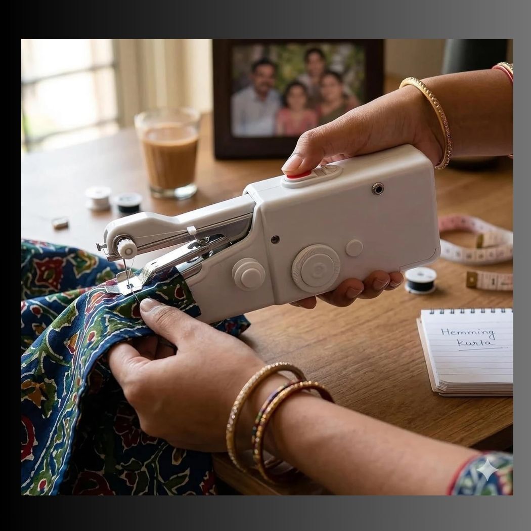 digsmorden Electric Handheld Sewing Machine Electric Sewing Machine 1 built-in stitches 150 SPM White-picture-14