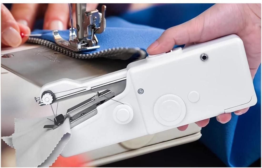 radhe Handy Stitch Mini Hand Sewing Machine (NG41) Quick Repairs & Emergency Stitching Electric Sewing Machine-picture-0