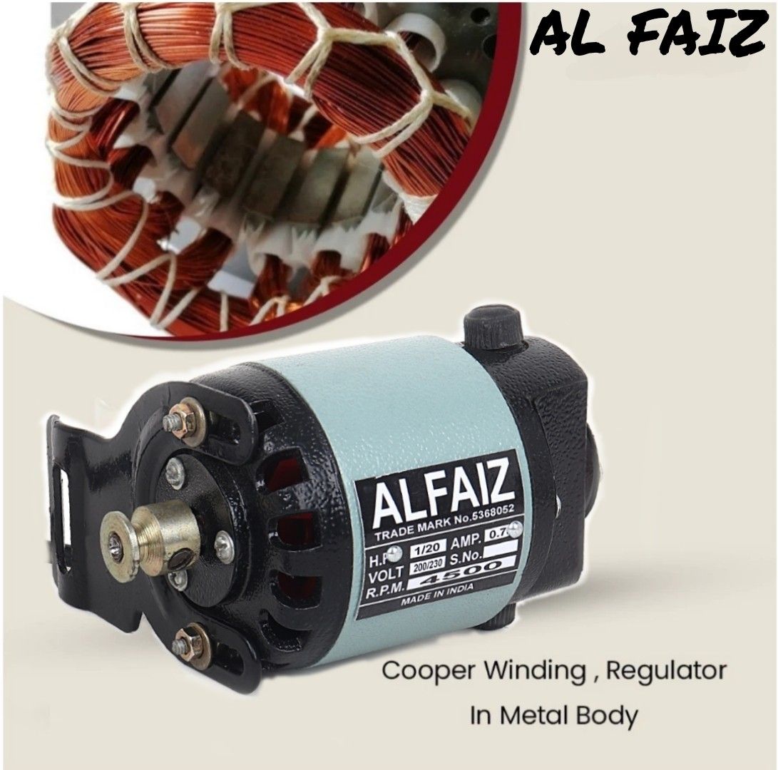 Mini Sewing Machine Motor with Controller (Durable,Small in size)copper Electric Sewing Machine