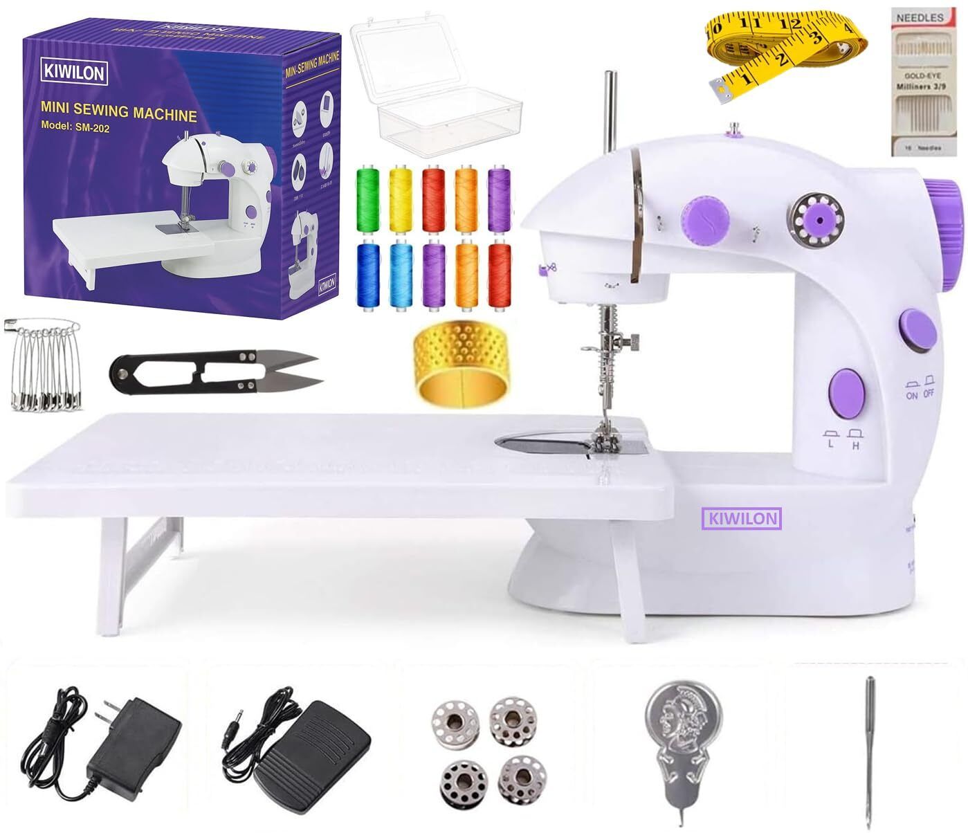 Stitching Machine For Home Tailoring With Foot Pedal And Adapter I Silai Machine Electric Sewing Machine-image-47