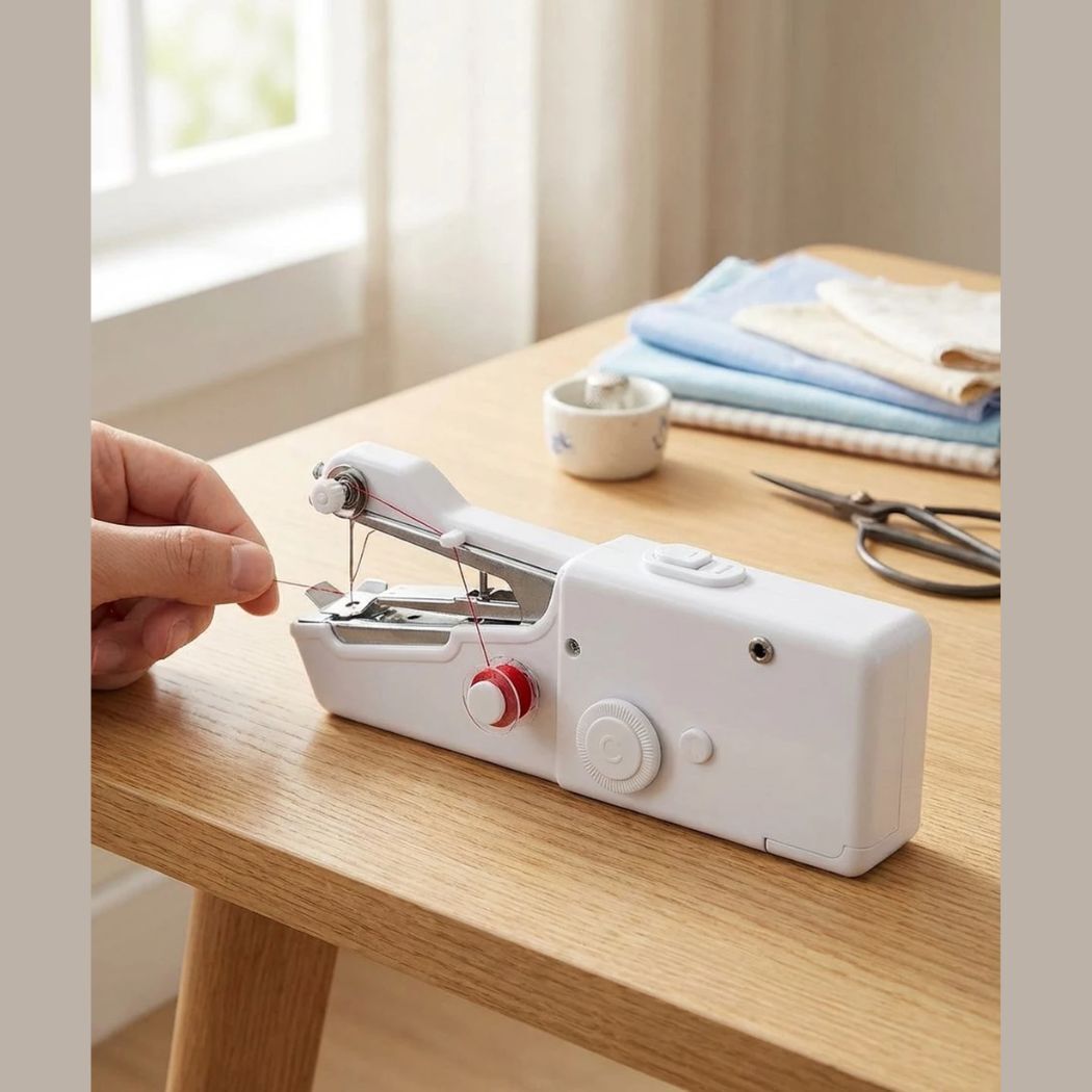 Mini sewing machine for home tailoring, hand stitching machine New Electric Sewing Machine-image-37
