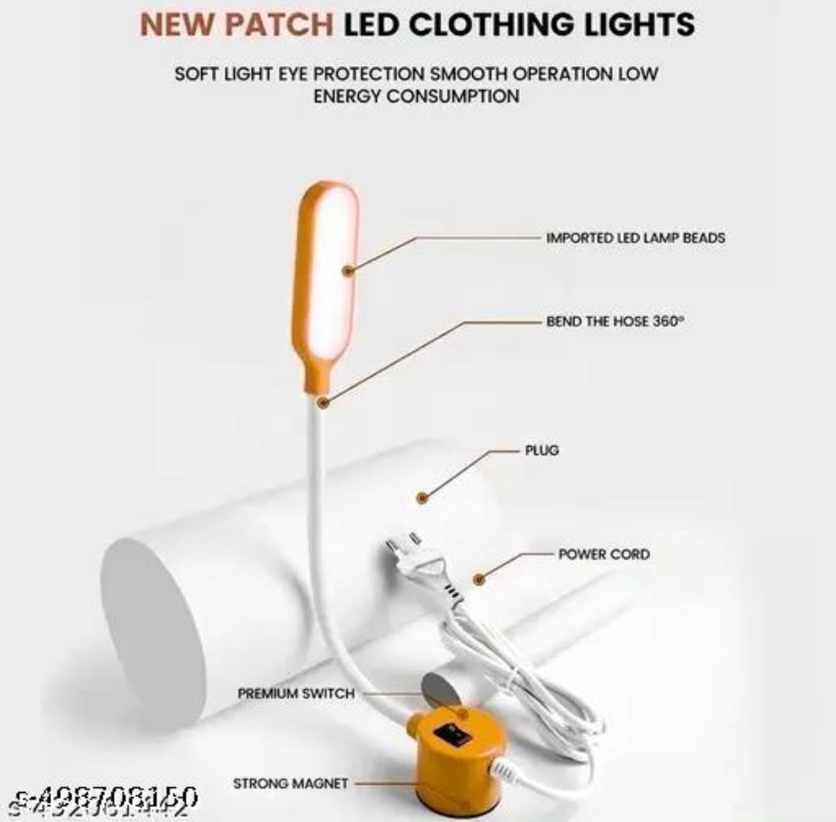 sewing Machine LED LIGHT WITH BRIGHTNESS REGULATER Y-21A Smart Tube Light Manual Sewing Machine