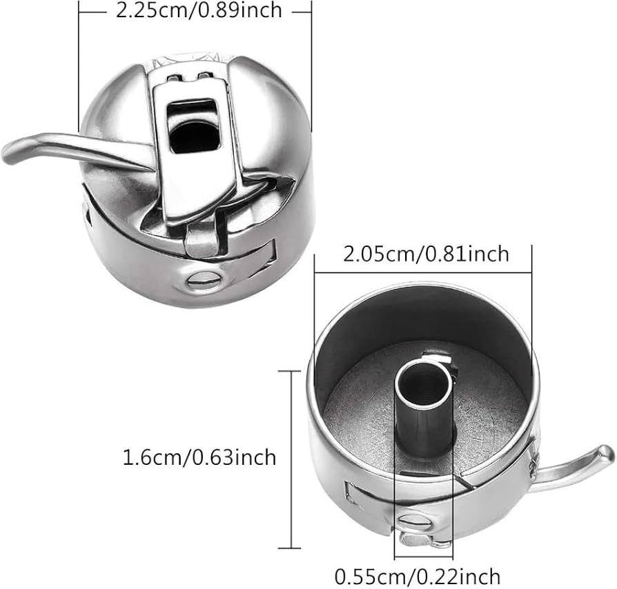 Bobbin Case Manual Sewing Machine 2 built-in stitches 240 SPM 1 Warranty Silver Steel-image-12
