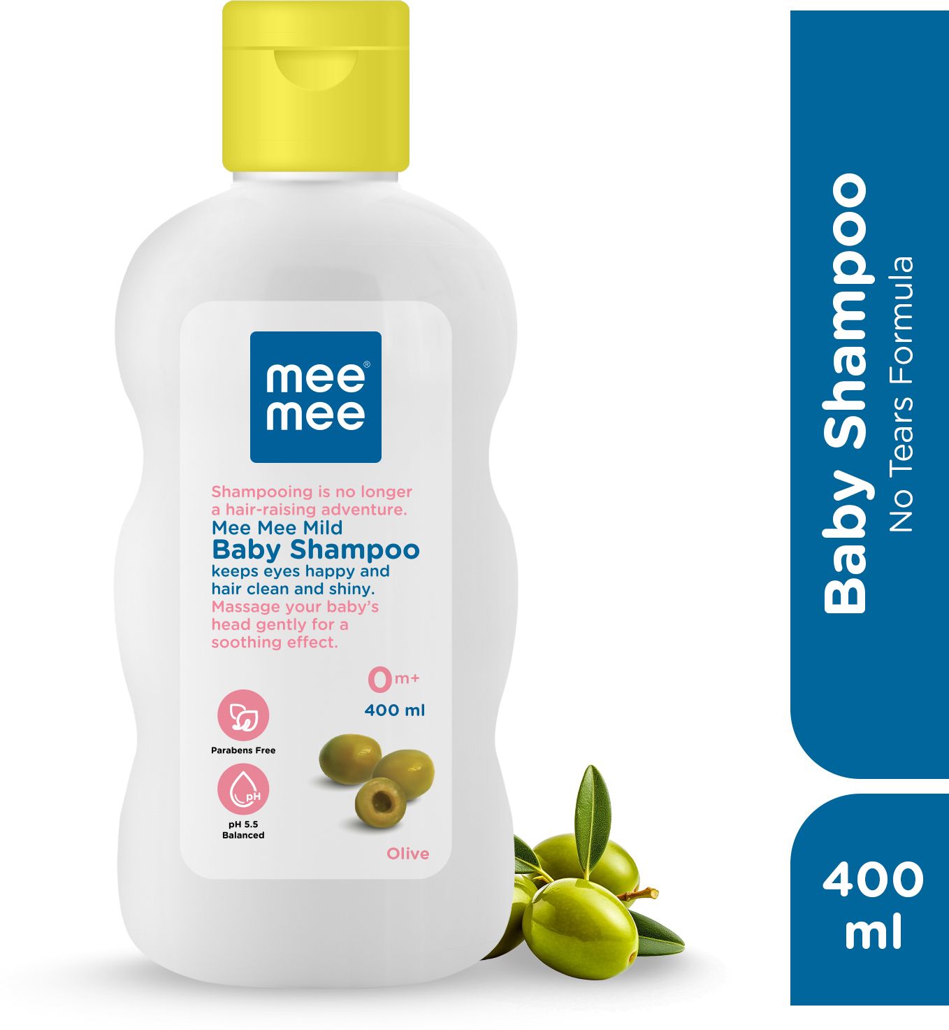 meemee Baby shampoo fruit extracts,Dermatologist tested,No Hypoallergenic ,Tear free-picture-31