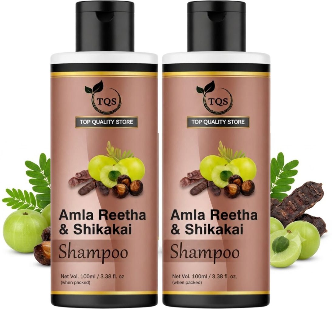 tqs Amla Reetha Shikakai Shampoo for Hair Fall Control & Hair Growth-picture-1