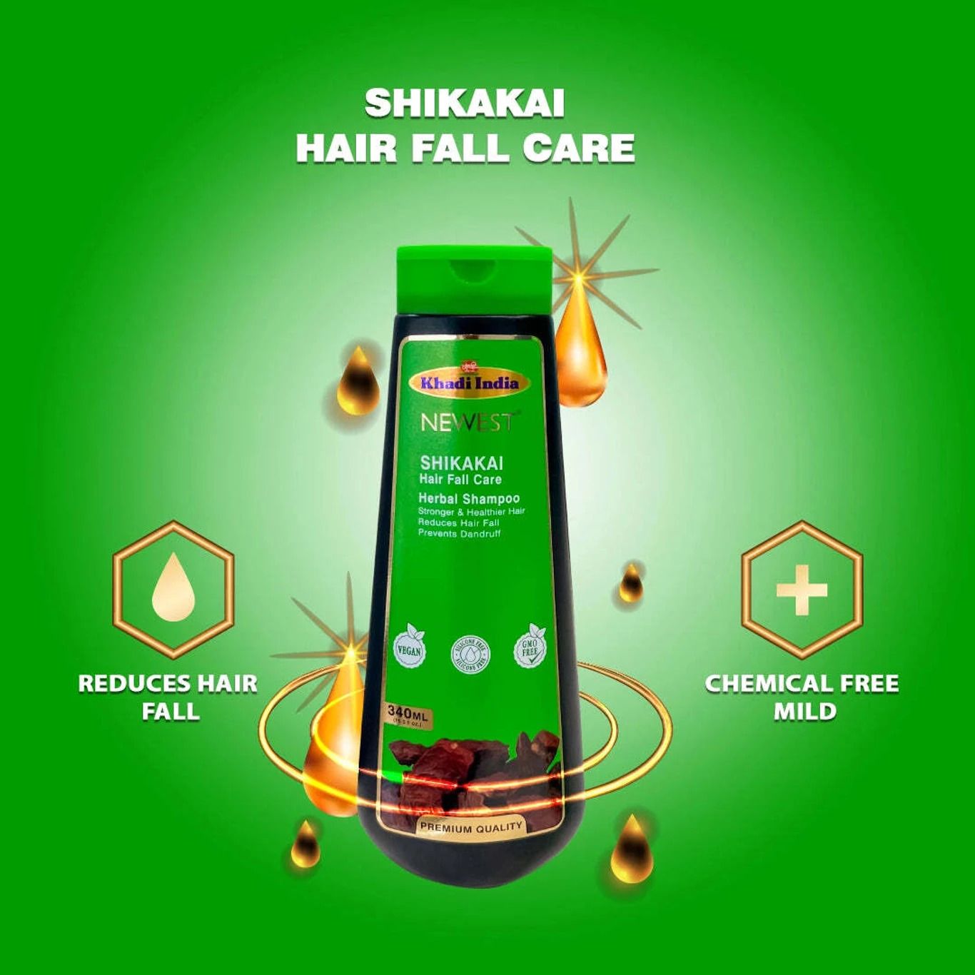 newest SHIKAKAI SHAMPOO 340ML PACK OF 4-picture-22