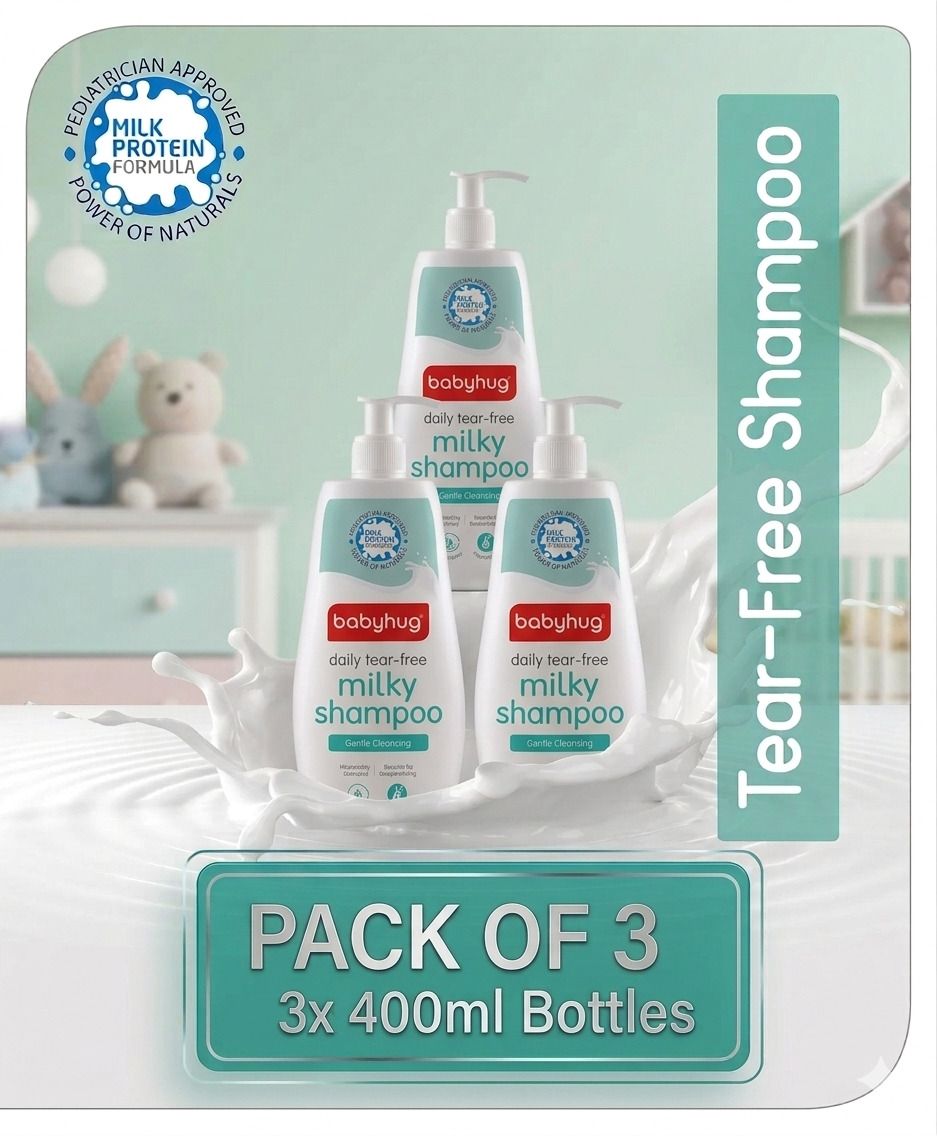 Baby Shampoo 400 ML gentle baby tear free shampoo Pack of 3-image-11