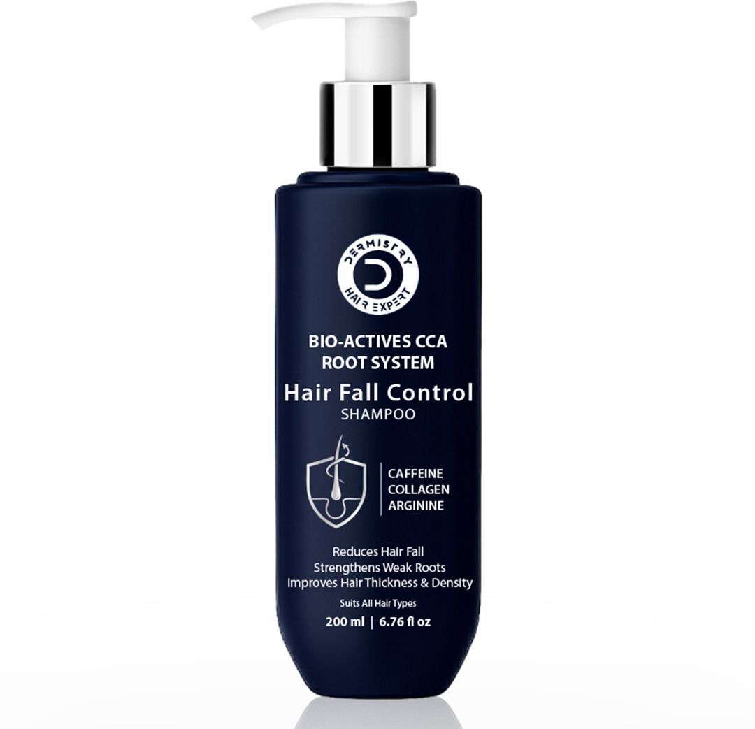 dermistry Anti Hair Fall Control Caffeine Collagen Arginine Root Strengthening Shampoo-picture-14
