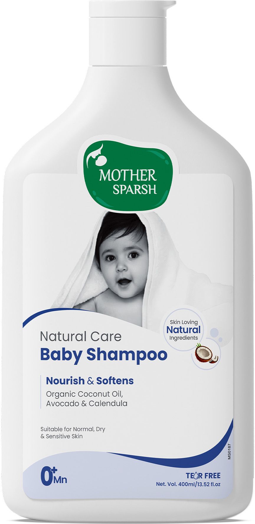 Natural Care Baby Shampoo-400ml | Tear Free Shampoo for Babies