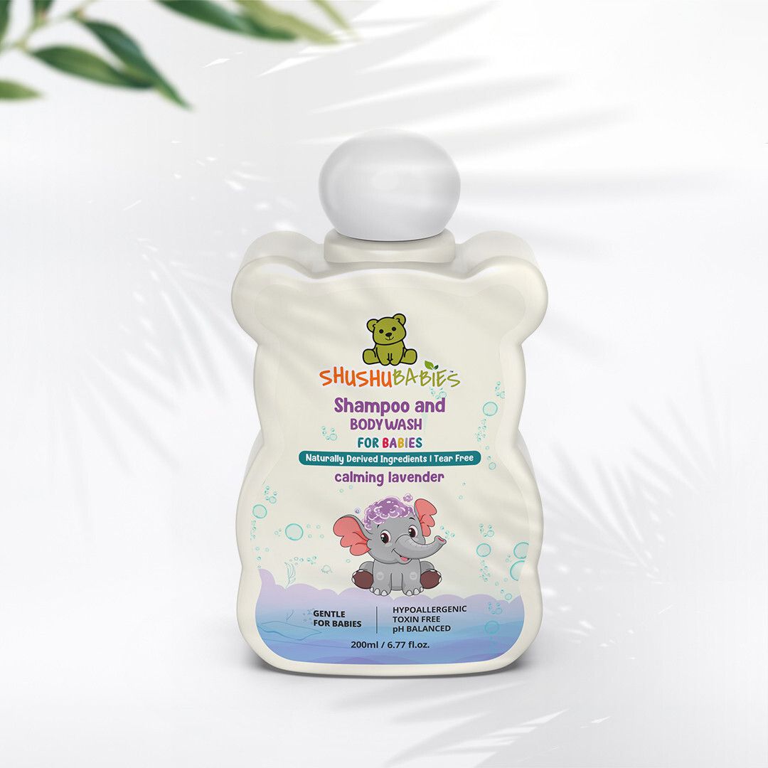 Calming Lavender Shampoo & Body Wash | Moisturizing Baby Bath| Under 0-3 Years-image-18