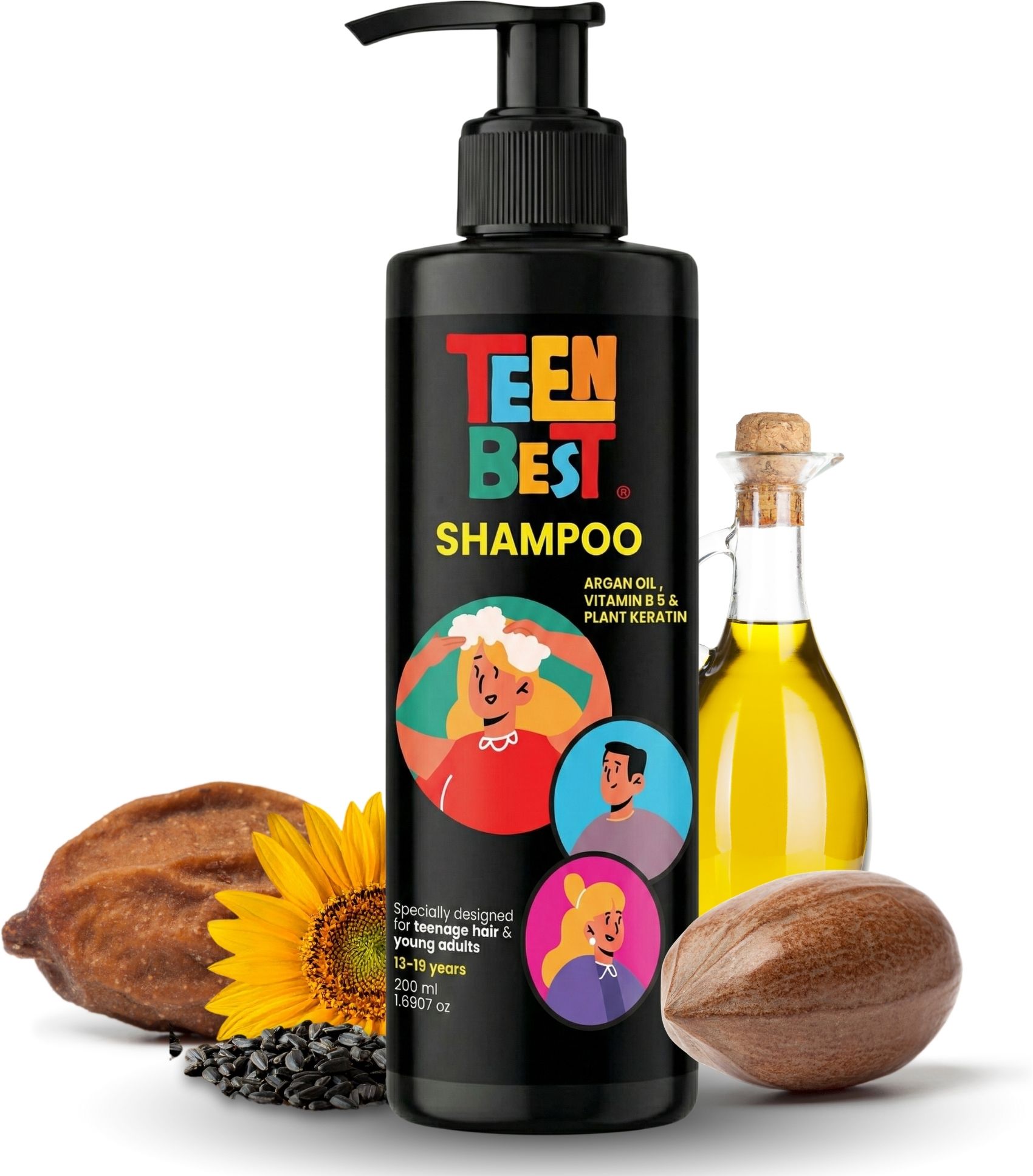 healthbest Shampoo for Teen Boys & Girls 13-19 Years Daily Cleanser Oily & Sweaty Scalp-picture-20