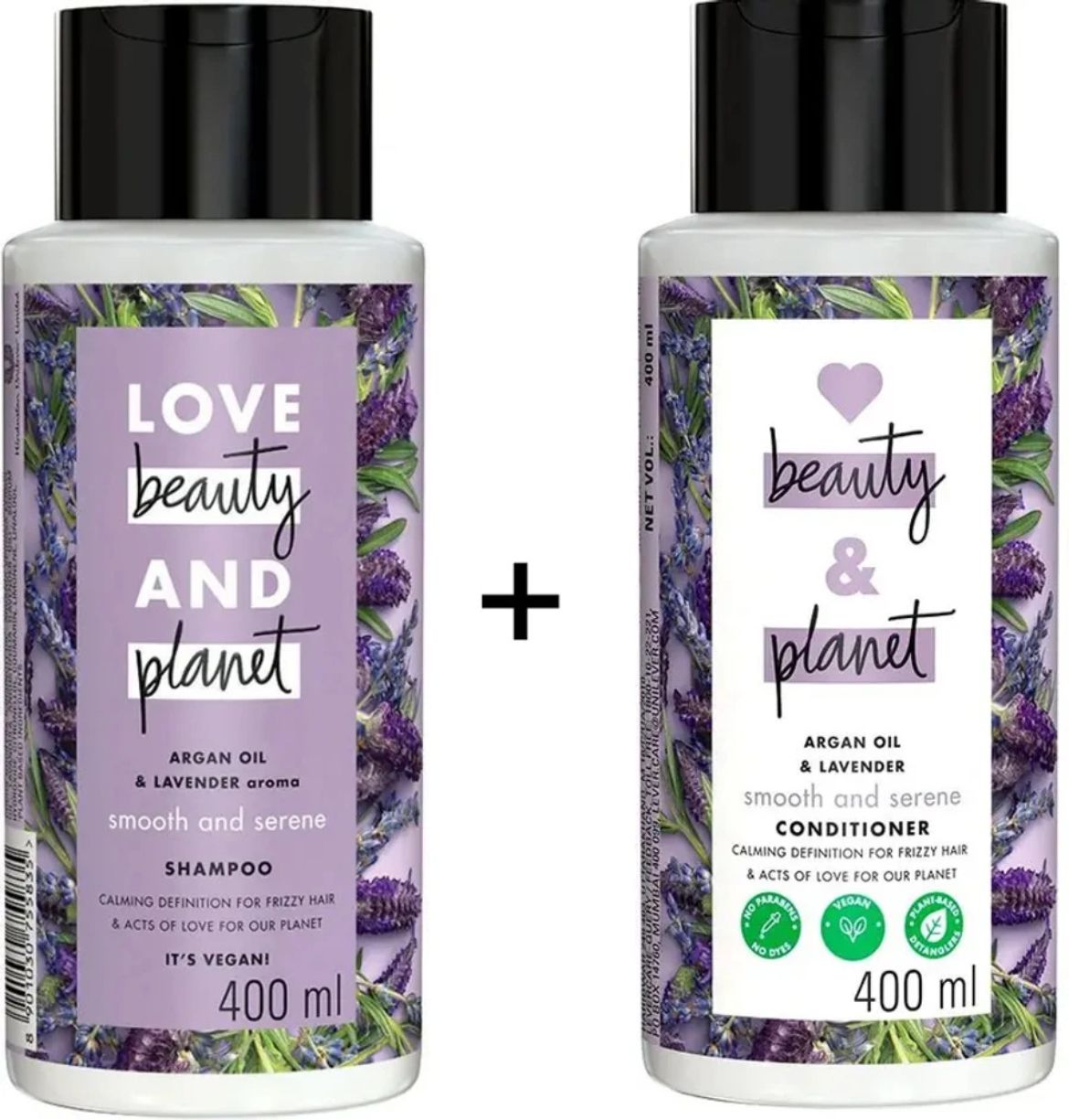 Lavender and argan oil smoothie and serene shampoo and conditioner combo pack-image-44