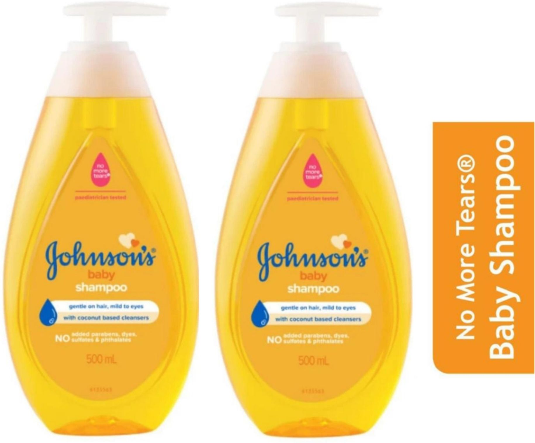 johnson's Baby Shampoo 500 ml × 2 For Newly Born Babies-picture-38