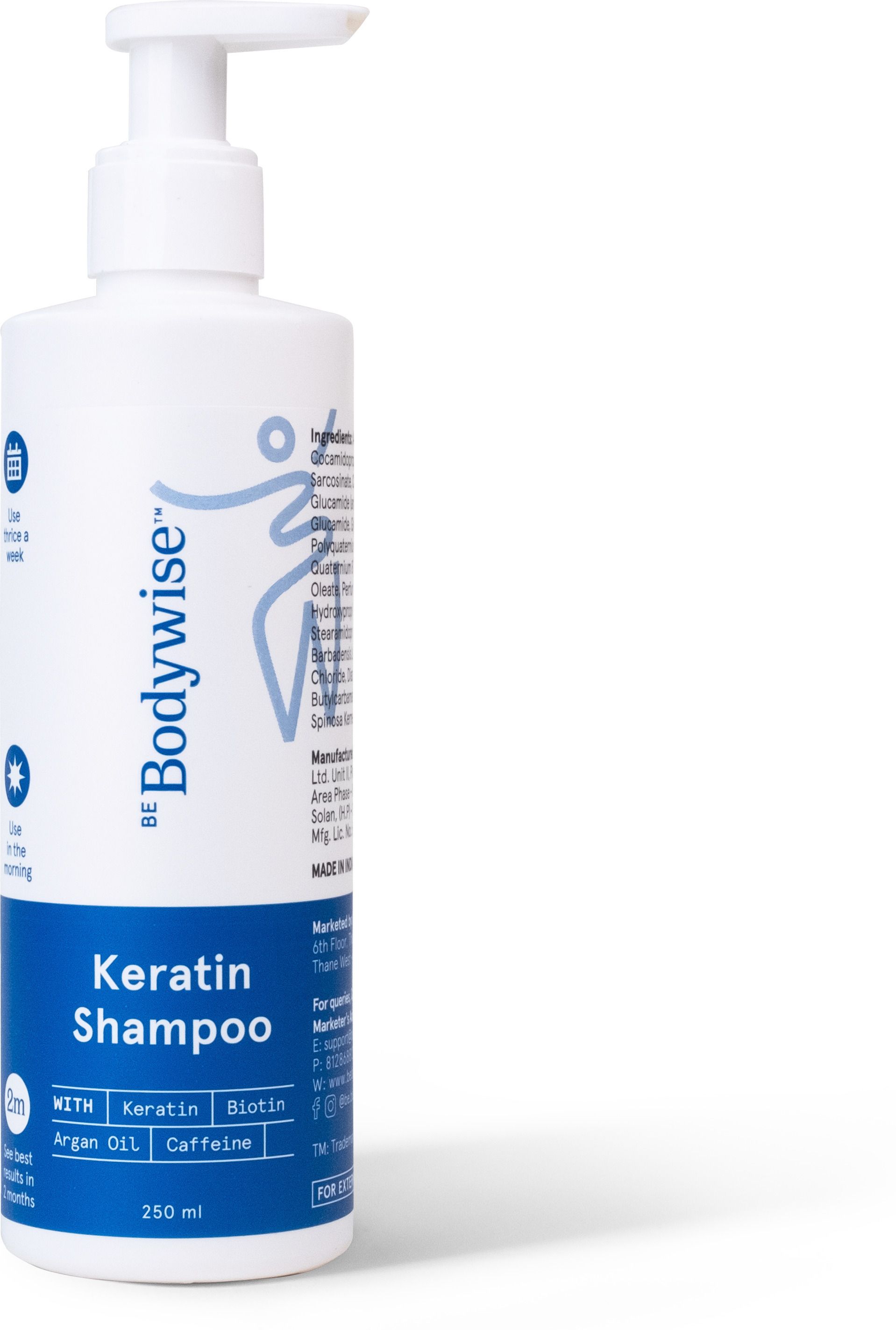 Anti Hair fall Shampoo | Keratin , Biotin , Vit B3 , Vit B5 | Reduces Hairfall-image-24