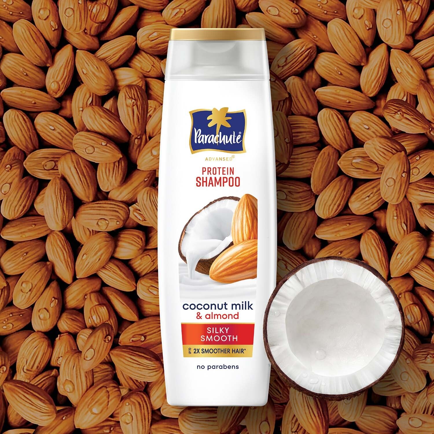 Silky Smooth Protein Shampoo Up to 2X Smoother Hair Coconut Milk & Almond-image-39