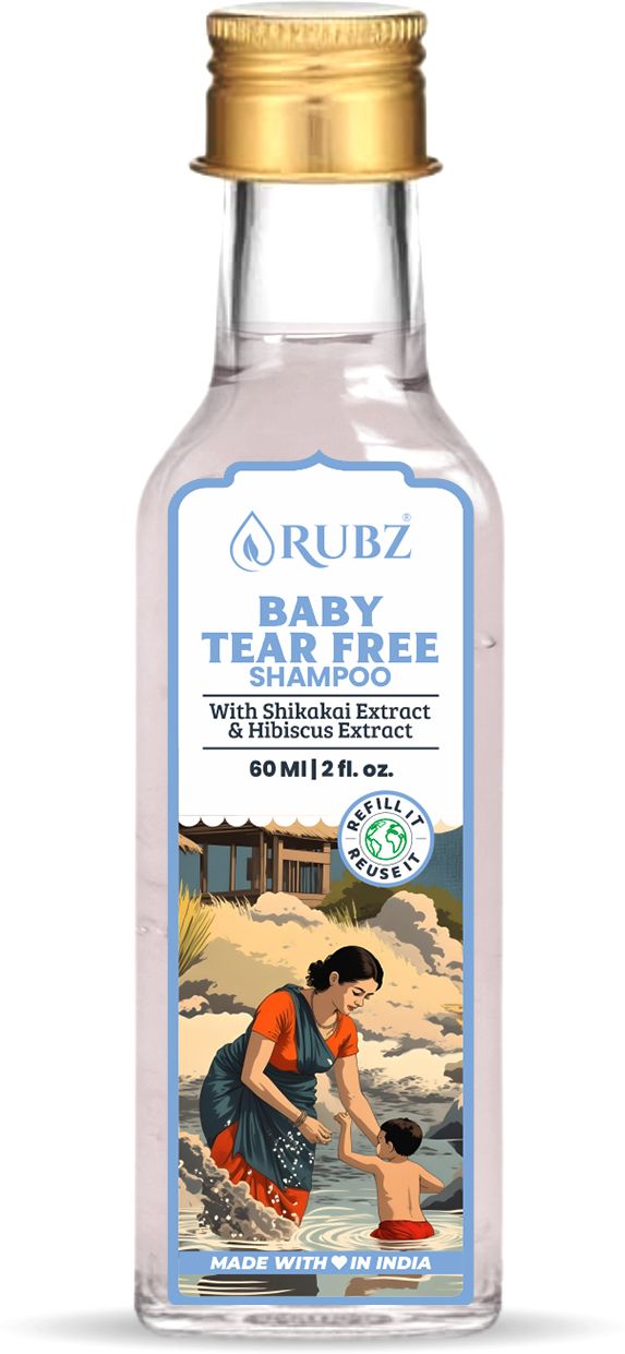 Baby Shampoo | Tear-Free & Hypoallergenic - 60ml-image-40