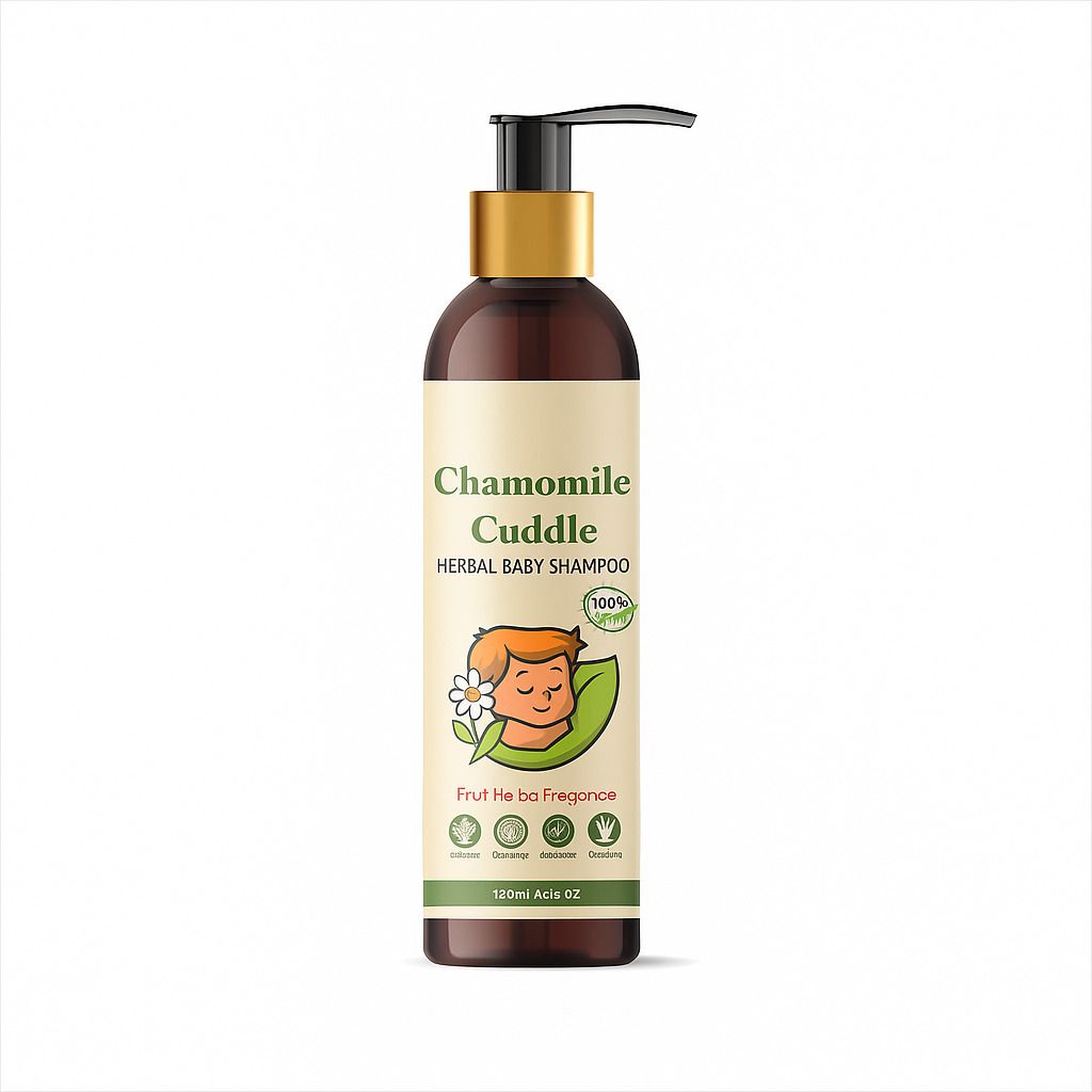 zvizoro Chamomile Cuddle Herbal Baby Shampoo | Tear-Free | Gentle-picture-47