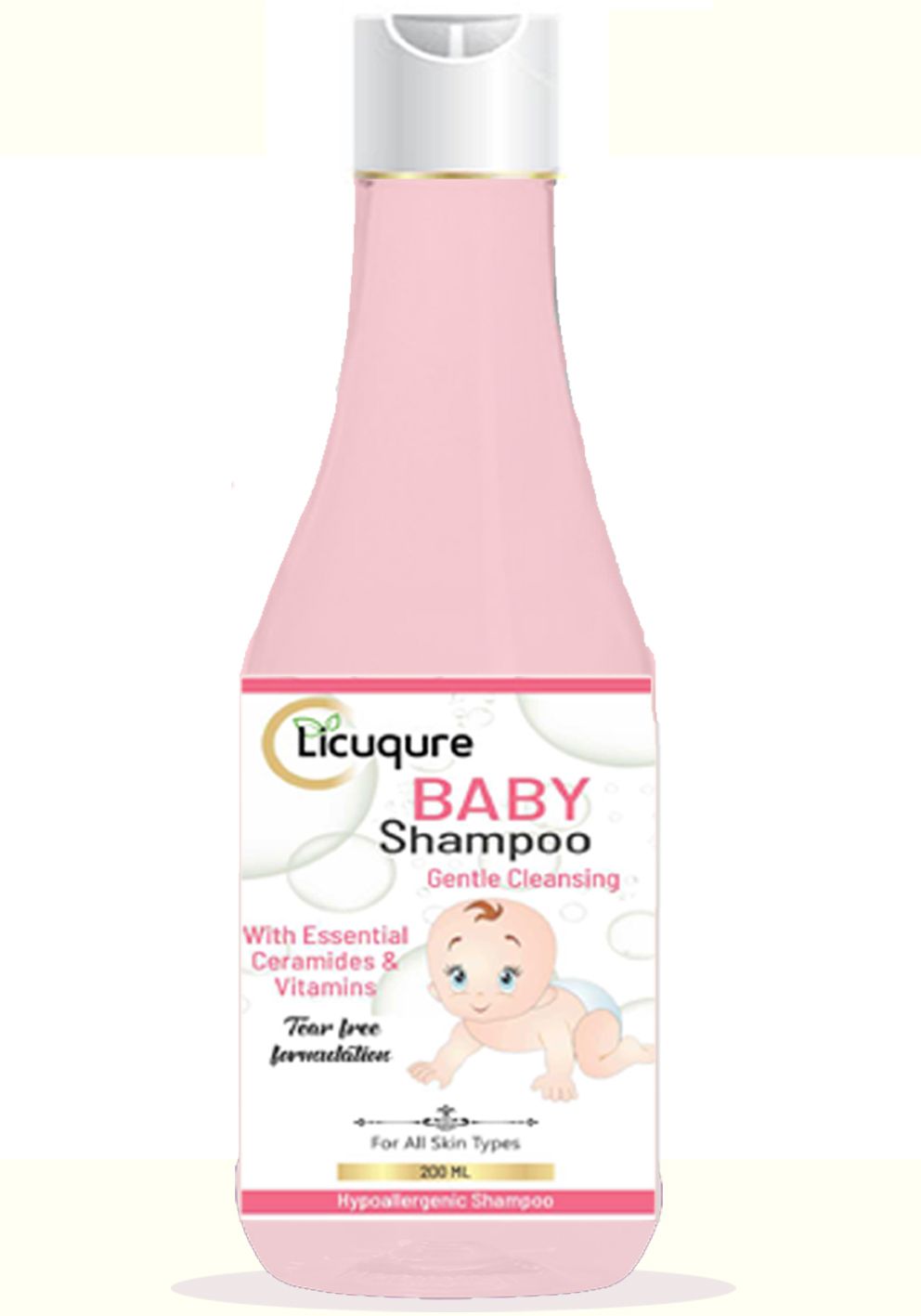 licuqure Ultra-Gentle Baby Shampoo | Tear-Free, Hydrating & Nourishing Care - 200ml-picture-29