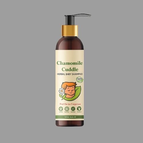 Chamomile Baby Shampoo – Herbal, Gentle & Tear-Free – 120ml for Baby Hair Care-image-17