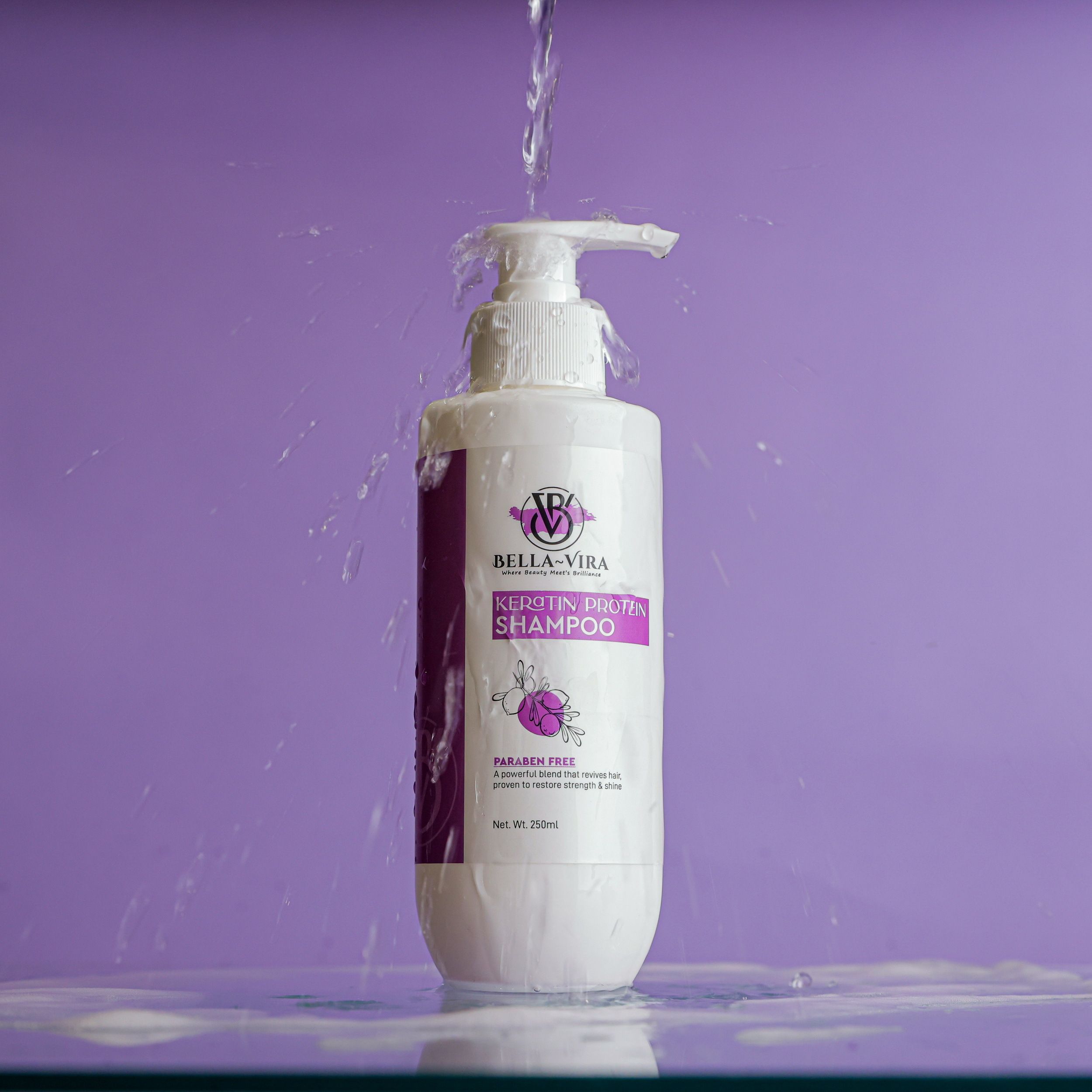 bella vira Keratin Smooth Shampoo for Frizz Control & Hair Repair Sulphate-Free-picture-18