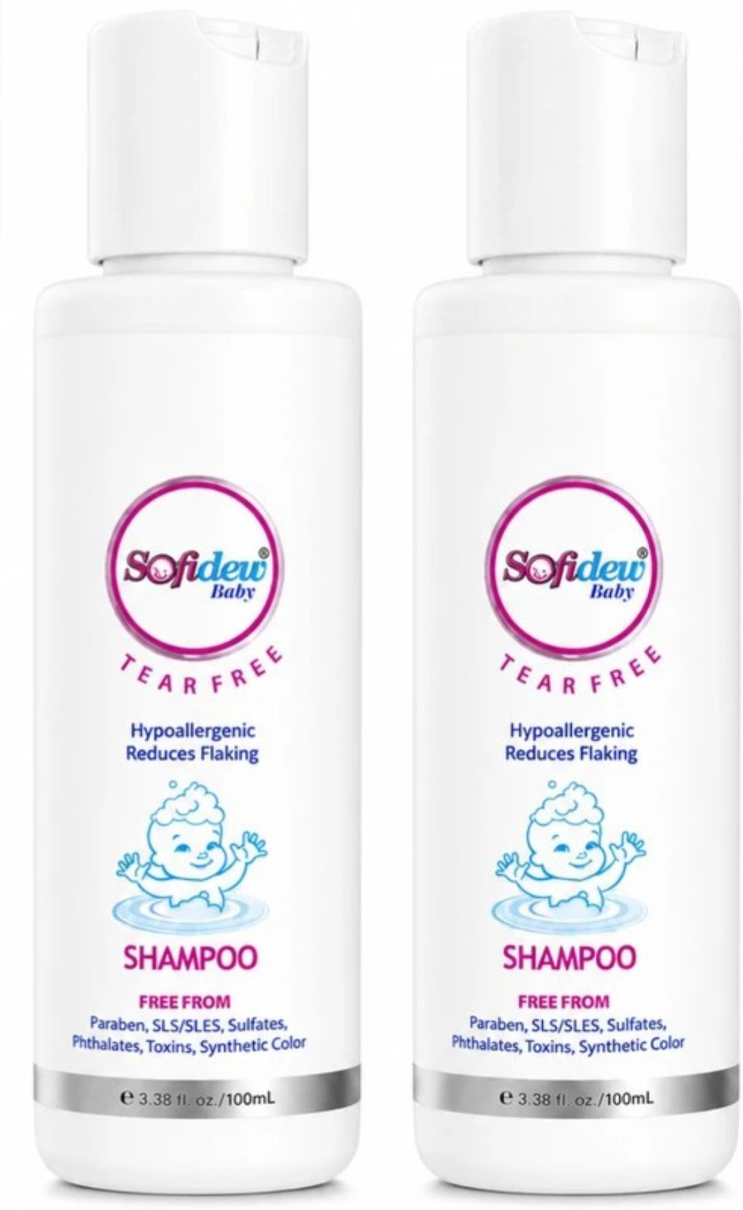 klm laboratories Sofidew Baby Shampoo, Hypoallergenic, Mild Cleanser, Tear Free, pH5.5, PACK OF 2-picture-18