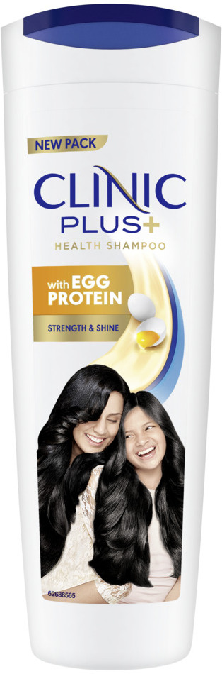 Clinic Plus Strength & Shine Shampoo with Egg Protein for Strength, Shine and Smoothness