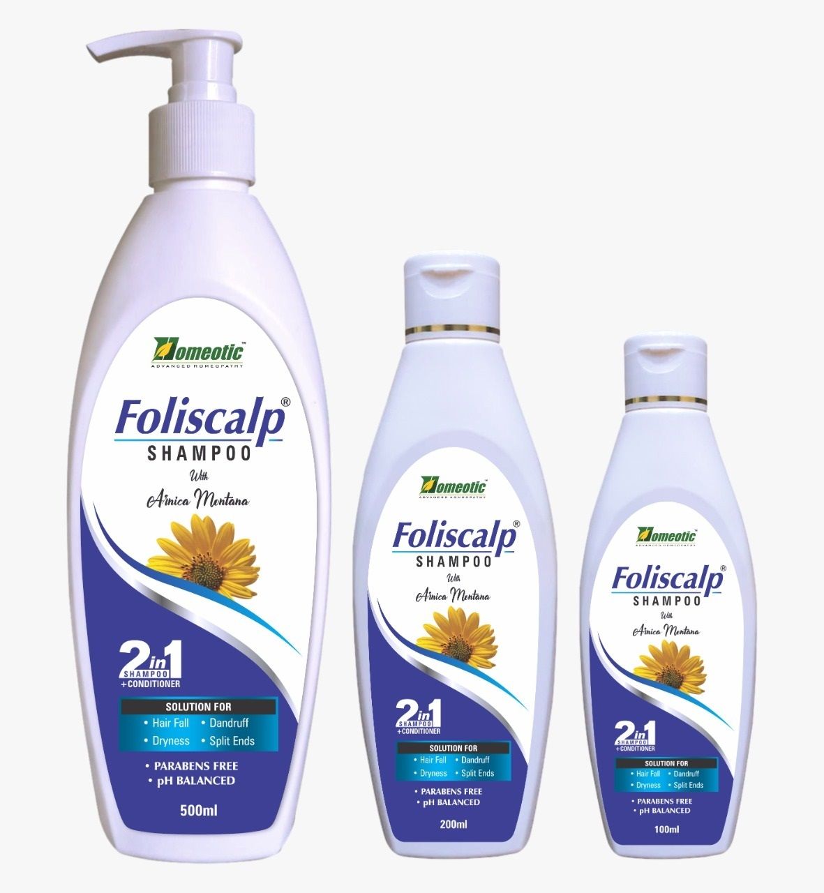 homeotic Foliscalp Shampoo (850ml) | Anti-Hairfall & Scalp Care | All Combo - (Set of 3)-picture-41