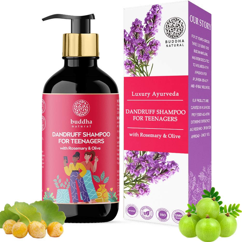 buddha natural Anti Dandruff Shampoo for Teenagers and Preteens - For Dandruff Control & Flakes-picture-18