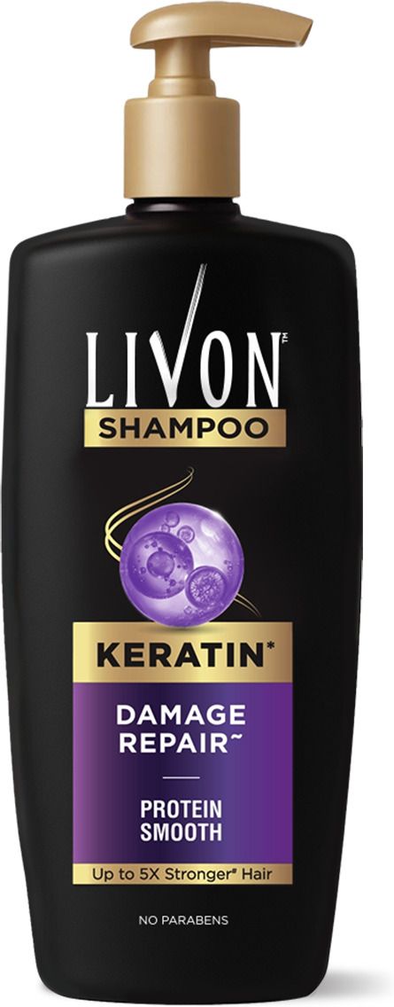 livon Keratin Shampoo for Women & Men |Repairs Damaged Hair |Smooth & 5x Stronger Hair-picture-10