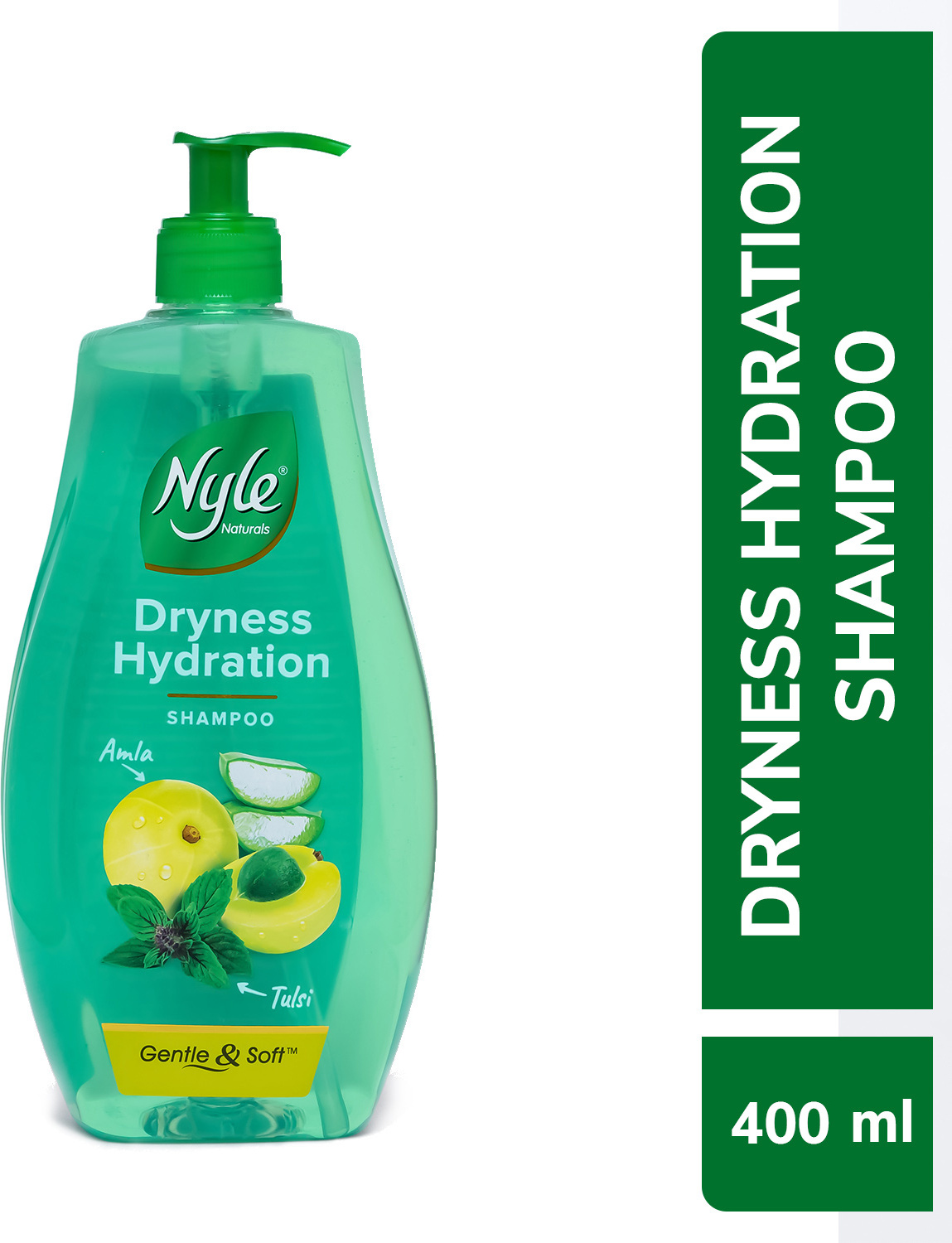 Nyle Naturals Dryness Hydration Shampoo For Dry & Frizz Free Hair Gentle & Soft Shampoo For Men & Women