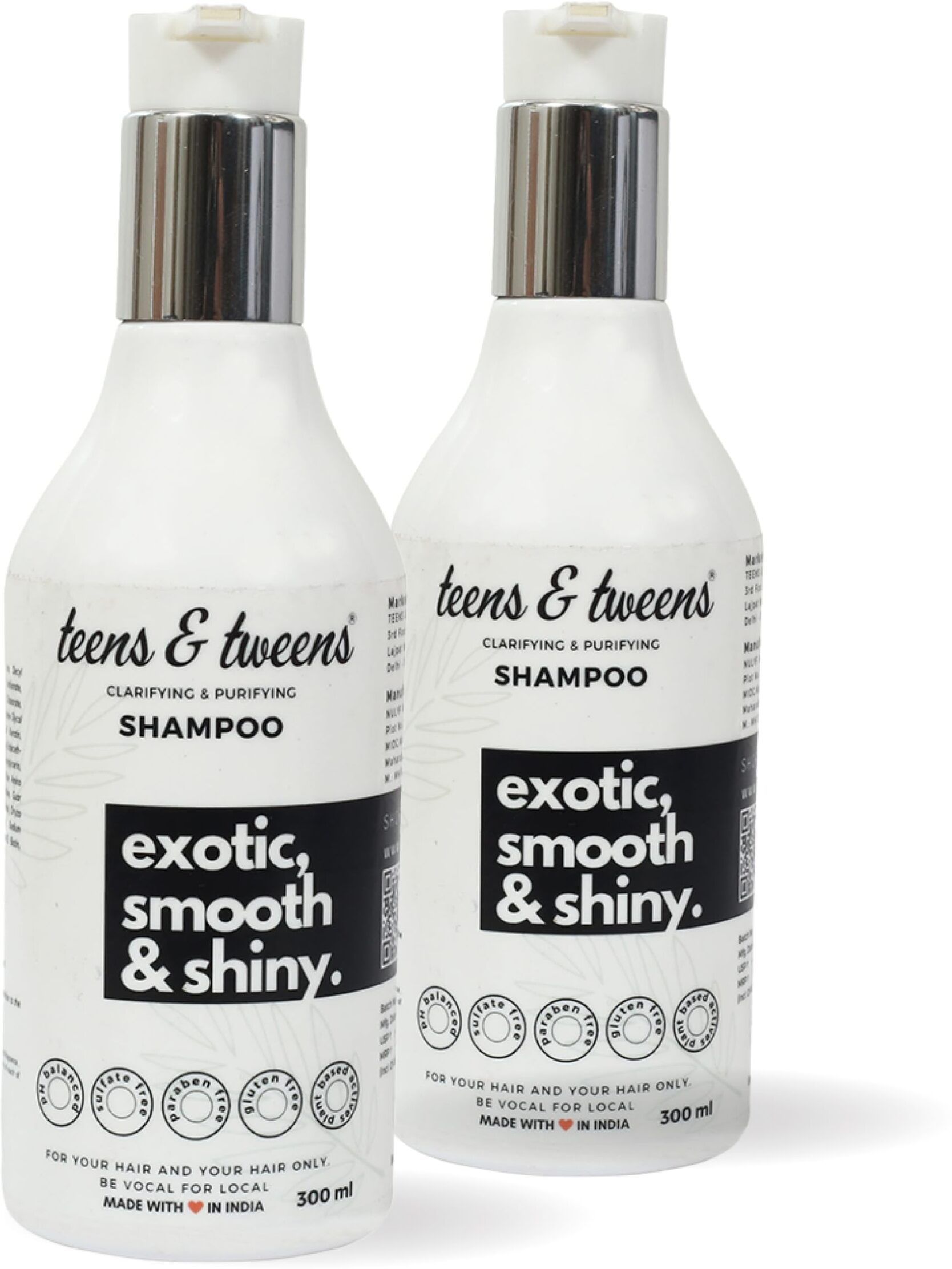 teens & tweens Clarifying Shampoo For Kids & Teenagers (Ages 7-18) 300 ML (Pack of 2)-picture-41