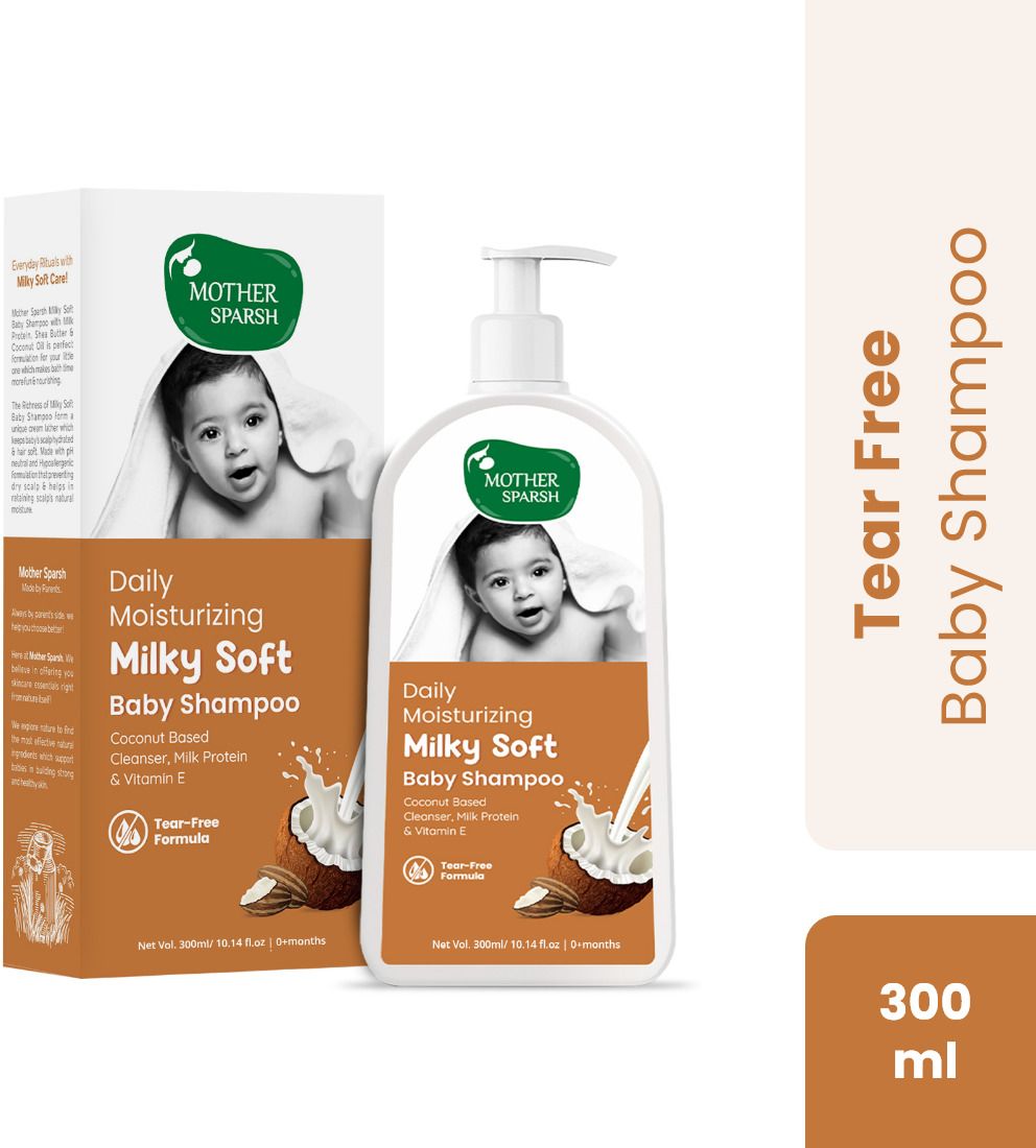 mother sparsh Milky Soft Baby Shampoo with Milk Protein, Vitamin E & Coconut Oil-picture-41