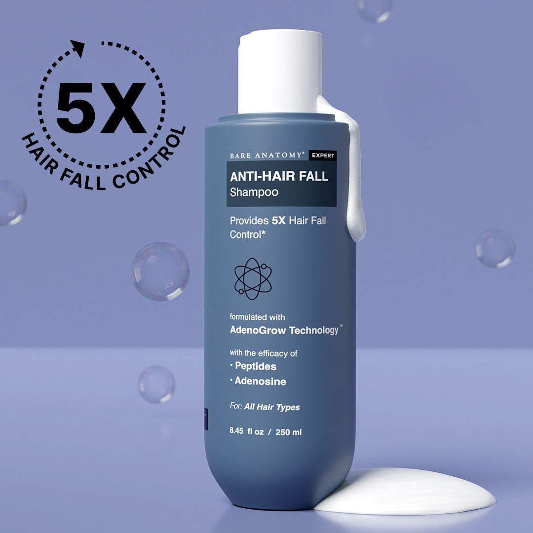 bare anatomy Anti Hair-Fall Shampoo with Peptides| Sulphate & Paraben Free-picture-14