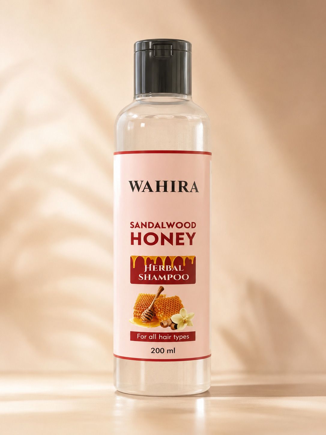wahira erbal woddy Sandal & honey Hair Cleanser (Shampoo), (200 ml)-picture-14