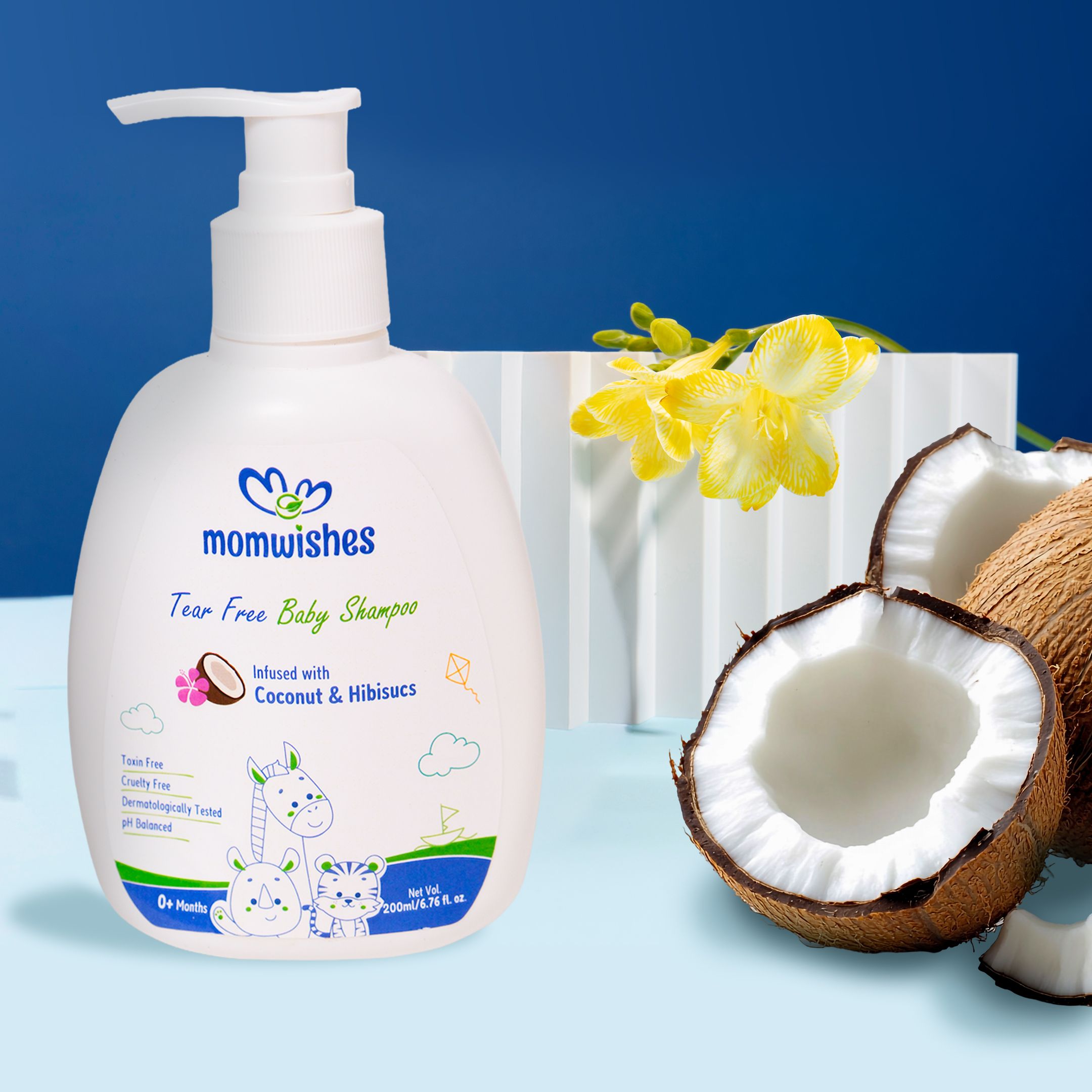 Baby Shampoo & Hair Wash | Tear Free, Hypoallergenic Scalp Cleanser | 200ml-image-46