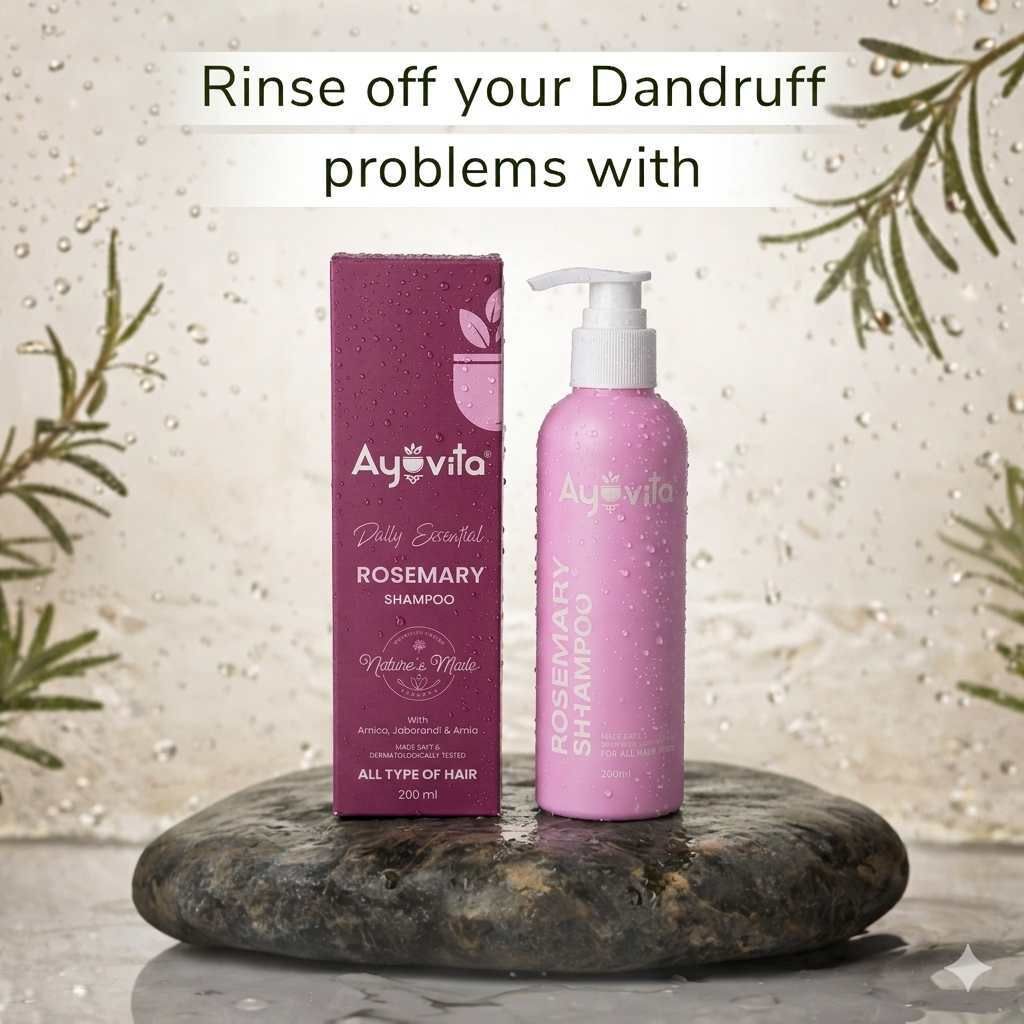 ayuvita ROSEMARY Sulfate-Free, Frizz Control & Damage Repair, For All Hair Types, 200ML-picture-31