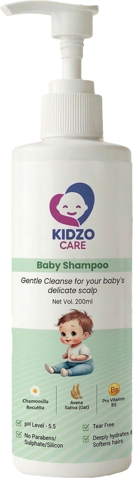 Shampoo pH 5.5 Gentle Cleanse for Delicate Scalp Daily Baby Hair Cleanser-image-23