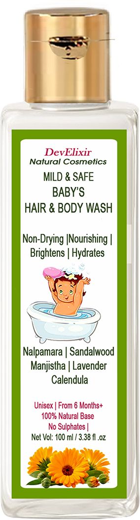 Baby Hair & Body Wash | Nourishes Scalp Brightens Skin | Nalpamara | Mild & Safe-image-16