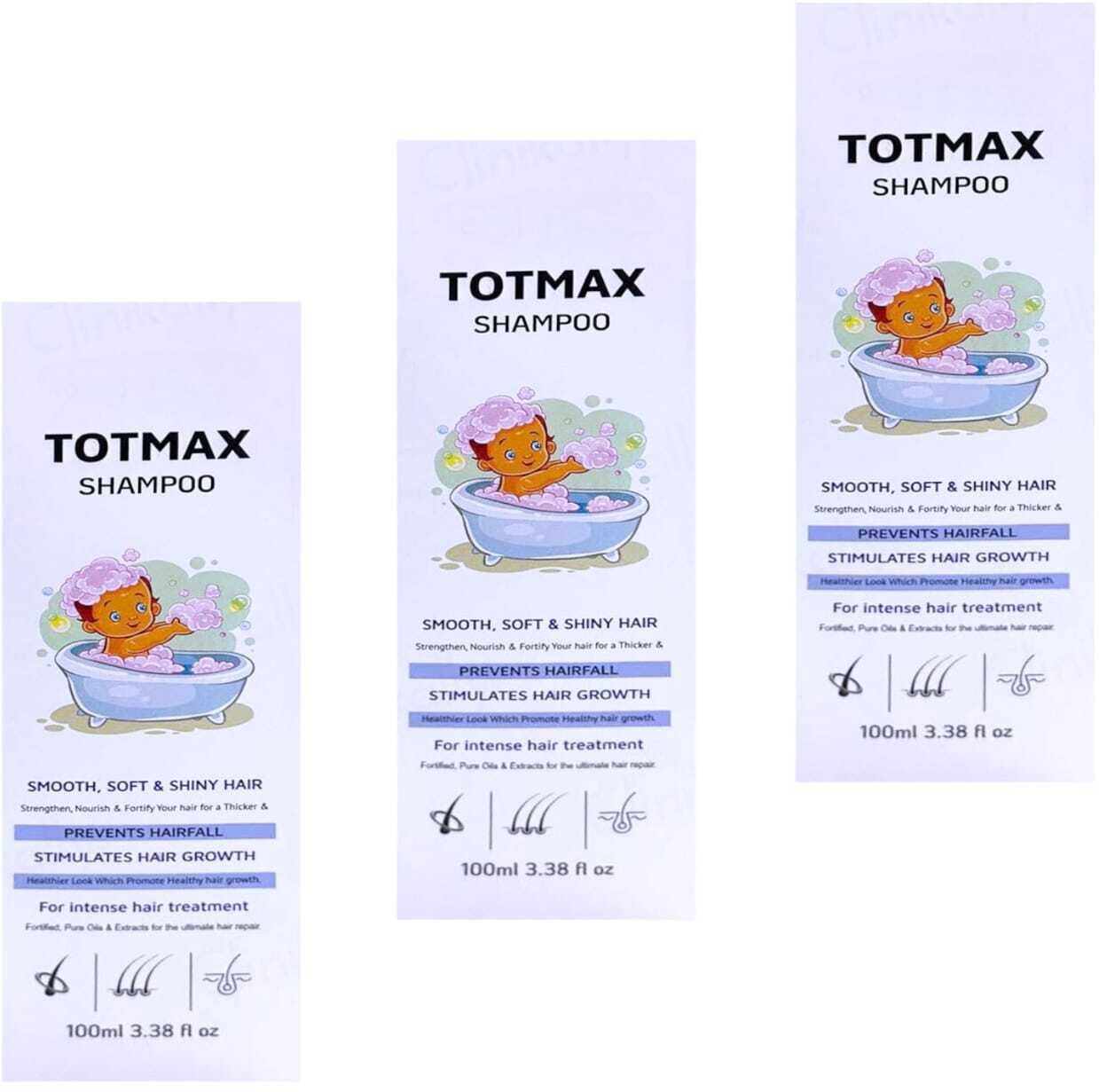 TOTMAX BABIES SHMAPOO FOR SOFTER SHINY HAIRS PACK OF 100ml x 3-image-3