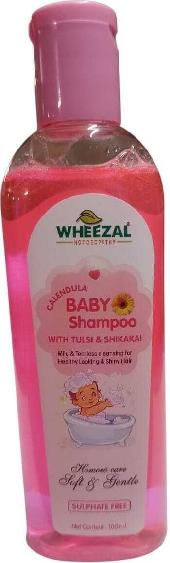 wheezal homoeo pharma WHEEZAL CALENDULA BABY SHAMPOO ( SULPHATE FREE )-picture-24