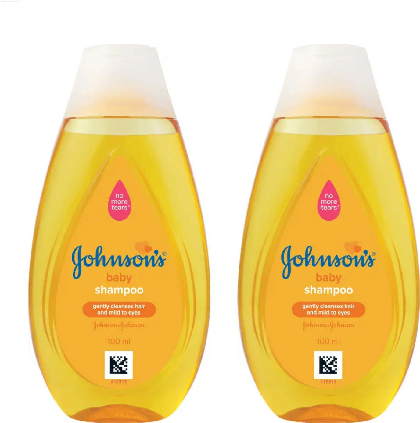 johnson's New No More Tears Shampoo 2X100ml Pack of 2 image 1