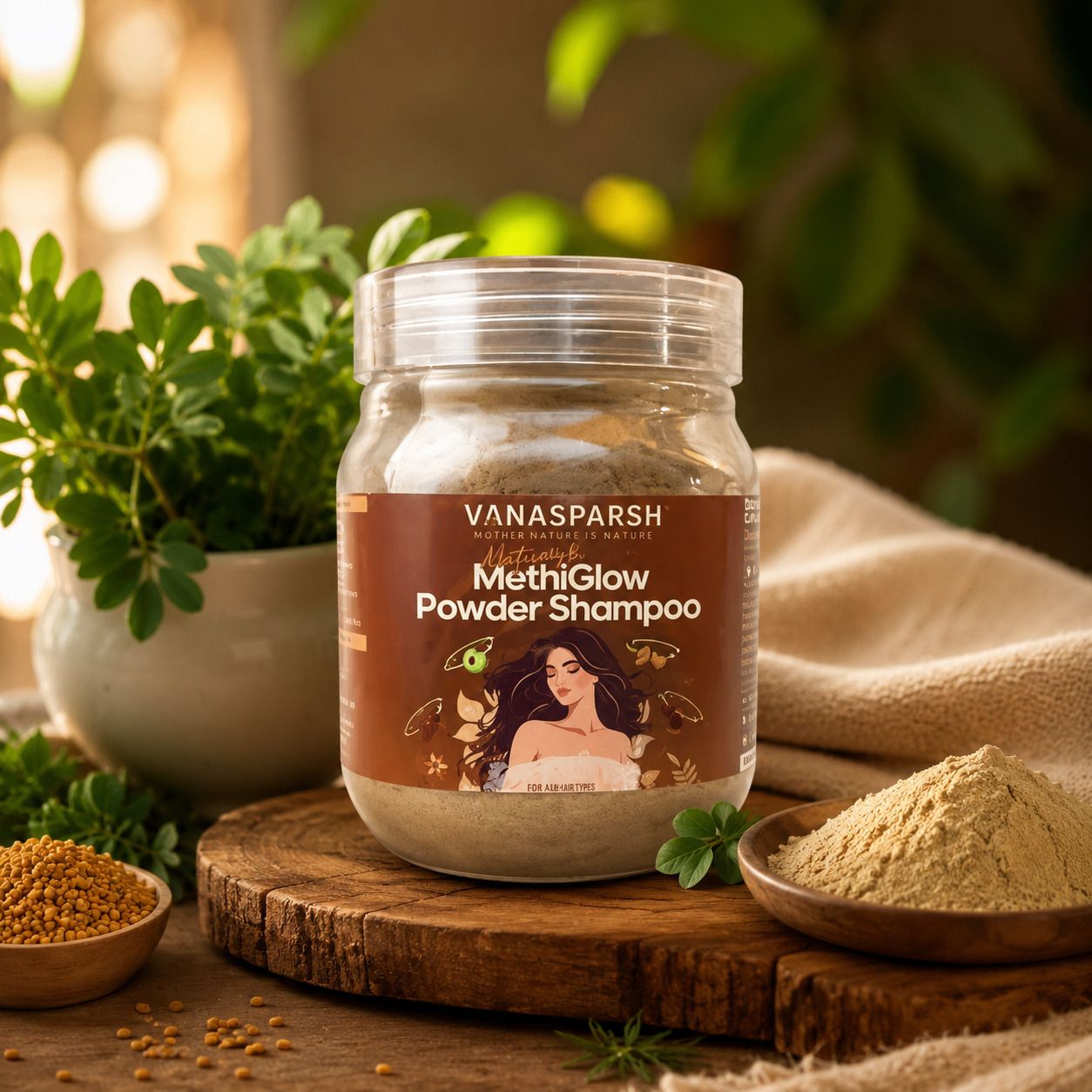 Natural Methiglow Powder Shampoo-image-38