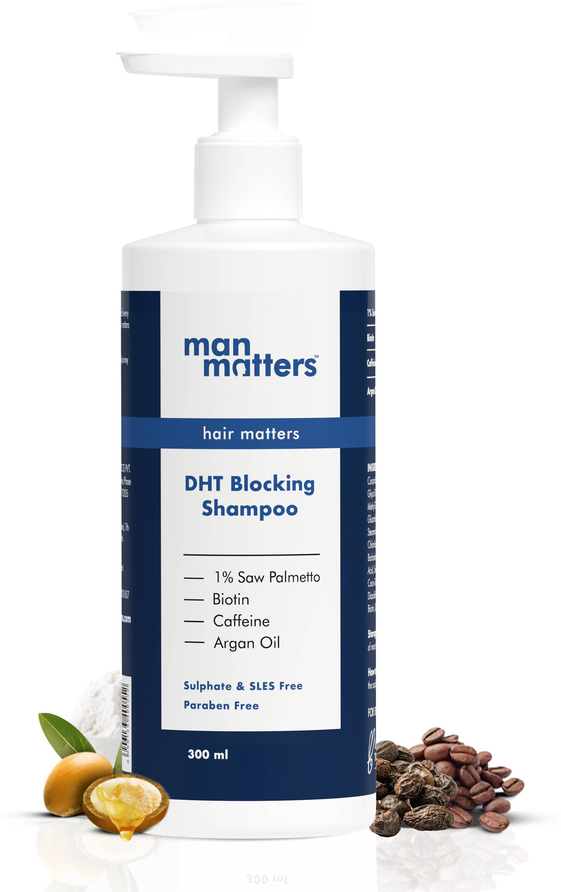 Man Matters Dht Blocking Anti Hair Fall Shampoo, Red